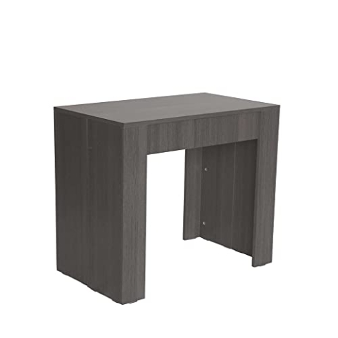 RED DECO Ausziehbare Konsole, Holz, grau, one Size