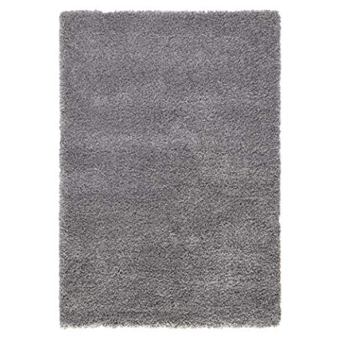 Mint Rugs Hochflor Teppich Venice Grau Meliert, 200x290 cm