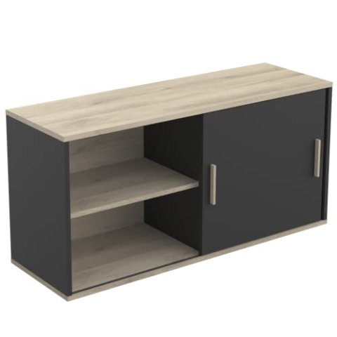 Demeyere Meuble Buffet Salon ou Cuisine Haut 1PC L120CM Atelier, 1 200x396x600MM