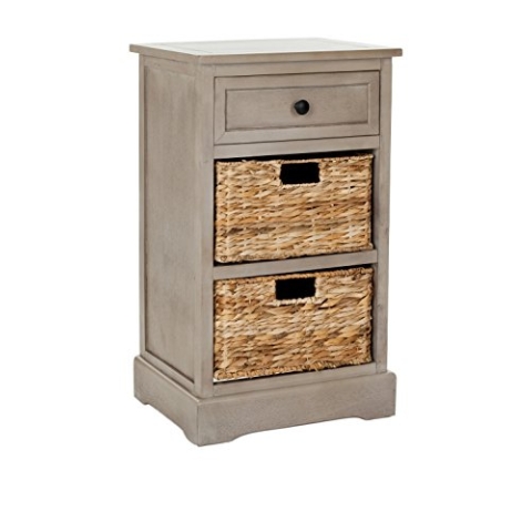 Safavieh Beistelltisch, Holz, Vintage grau, 40 x 33 x 70.10 cm