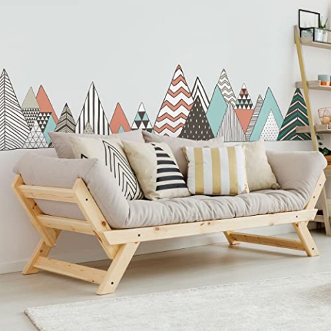 Ambiance-sticker Kragen-ROS-C782_110x165cm Wandtattoo, Polyvinylchlorid, Torngat, H110 x L165 cm