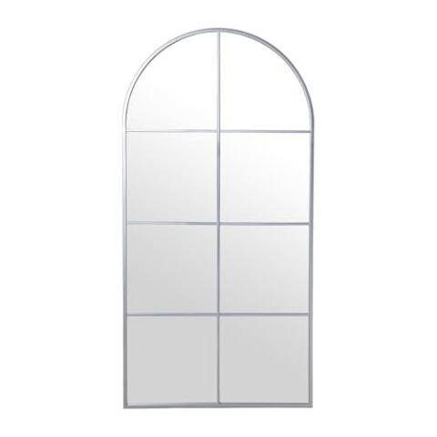 Alexandra House Living Wandspiegel, silberfarben, Metall, 7 x 149 x 77 cm