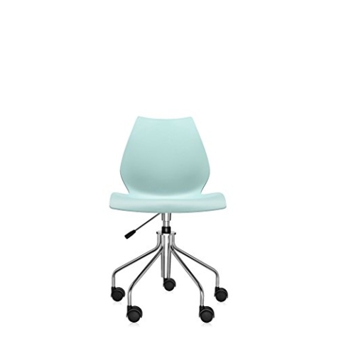 Kartell Maui Drehstuhl mit Gasfeder, Hellblau