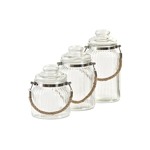 DKD Home Decor Set mit 3 Dosen, Estándar