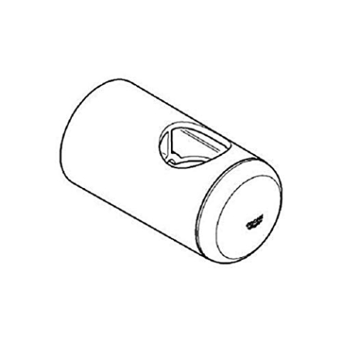 GROHE Brausestangenhalter (Original Ersatzteil, Langlebig, Robust, Herstellergarantie: 5 Jahre, Passgenau), Chrom, 45362000