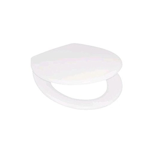 Wisa (eine Marke von Fluidmaster) Star, Universal-Toilettensitz mit Absenkautomatik, geeignet für Wand-, Stand- und Wand-WCs, Duroplast