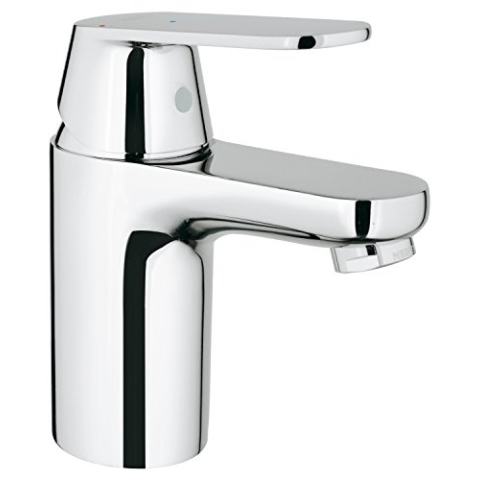 Grohe Eurosmart Cosmopolitan Einhand-Waschtischbatterie, niedriger Auslauf, glatter Körper Euro Keramik small S