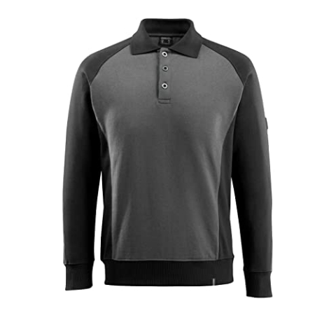 Mascot Polo-sweatshirt "Magdeburg", 1 Stück, XS, dunkelanthrazit/schwarz, 50610-962-1809-XS