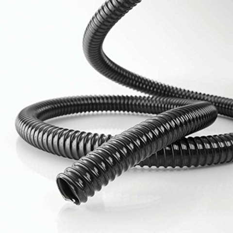 REHAU 25m Teichschlauch 1" (25 mm) Flexibel Schwarz Spiralschlauch