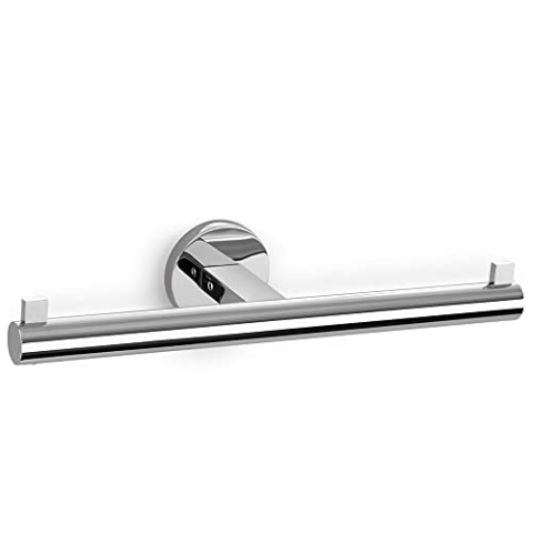 ZACK 40052 "SCALA" Doppel-Toilettenpapierhalter, Edelstahl hochglänzend
