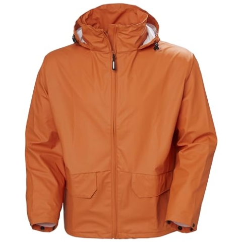 Helly Hansen Workwear Herren 70180 Regenjacke VOSS wasserdicht Helly Hansen orange L, Orange, L EU