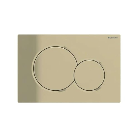 Geberit 115.770. Dt. 5 Betätigungsplatte Sigma01, Kunststoff Griff, Messing