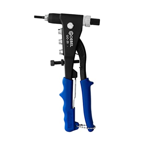GOEBEL® - GO-35 - Hand-Blindnietmutternsetzgerät - Arbeitsbereich M3 / M4 / M5 / M6 - Blindnietmuttern und Blindnietschrauben Handzange - Nietmutternzange - Blindnietmutternzange