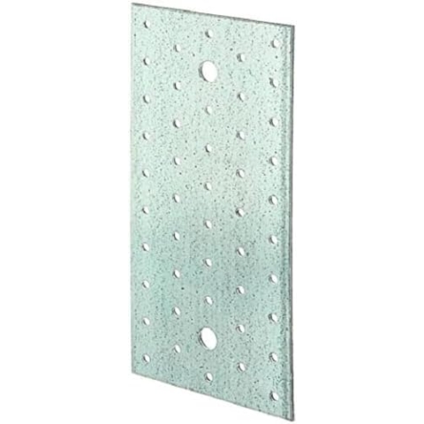 Alberts 847272 Lochplatte | sendzimirverzinkt | 200 x 100 mm | 25er Set