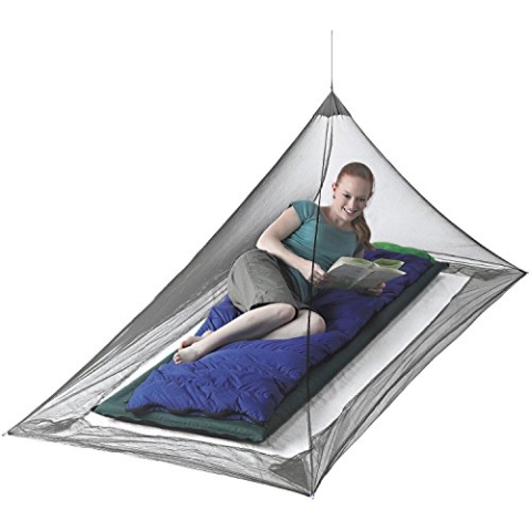 Sea to Summit Unisex ANMOSS Mosquitera pirámide Nano Individual, grau, 1.2 x 2.2 x 1 m m