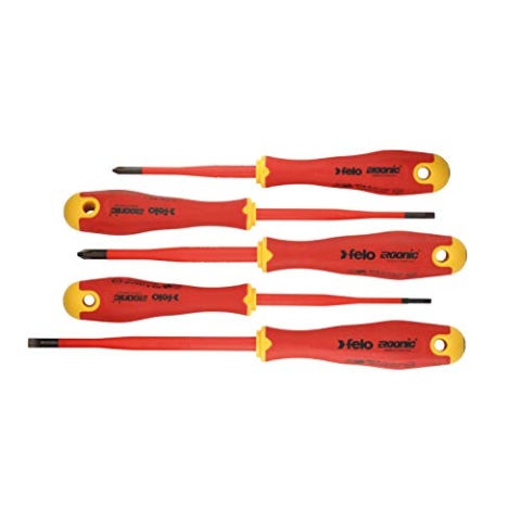 Felo Schraubendreher Satz VDE, E-Slim ERGONIC, 5-tlg SL, PH