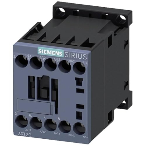 Siemens 3RT2016-1BB42 Schütz 3 Schließer 4 kW 24 V/DC 9 A mit Hilfskontakt 1 St.
