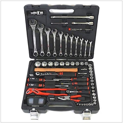 Würth universeller Werkzeug Satz / Set - 91 tlg. im robusten Kunststoffkoffer 096593120