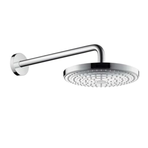 hansgrohe Raindance Select S 240 Duschkopf, Kopfbrause für Wandmontage, 2 Strahlarten, Chrom