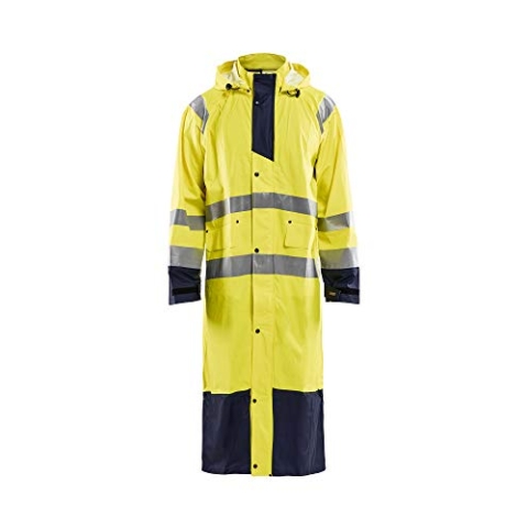 Blaklader 43252000 REGENMANTEL HOCH VISUELL STUFE 1, Gelb/Marine, grootte XXL