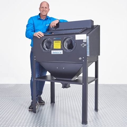 Sandstrahlkabine""Exclusive Edition"" 220 Liter + 2 Sack Strahlmittel