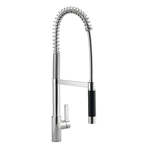 Dornbracht Küchen-Armatur TARA ULTRA | Einhandmischer | Chrom | mit Brausestrahl