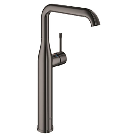 GROHE Essence | Badarmatur - Einhand-Waschtischbatterie, DN 15 XL-Size | hard graphite gebürstet | 32901AL1