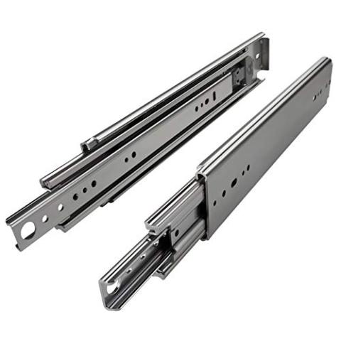 Junker 1 Paar Schwerlastauszüge KV1-250-H76-L559-NF 559 mm (22") Teleskopschiene belastbar bis 250 Kg