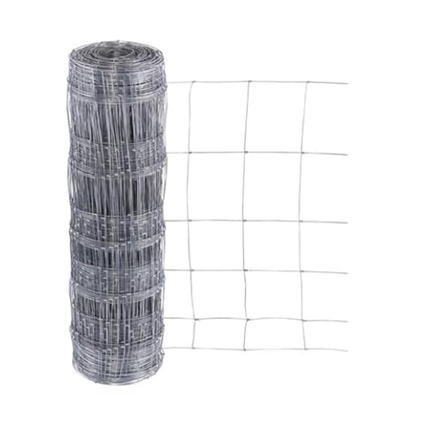 Garmix Wildzaun Weidezaun Gartenzaun Forstzaun 50m (100/8/15)