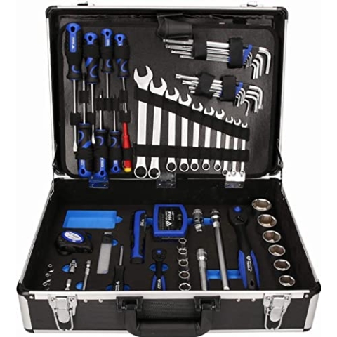 BRILLIANT TOOLS BT024143 1/4" + 1/2" Universal-Werkzeug-Satz, 143-tlg [Powered by KS TOOLS]