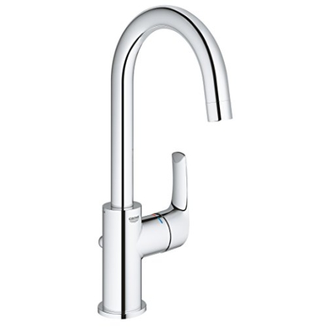 GROHE Eurosmart - Einhand- Waschtischarmatur (wassersparend, L-Size, Schwenkbereich 360°), chrom, 23537002