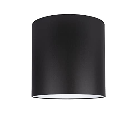 Uniqq Lampenschirm Stoff schwarz Ø 40 cm - 40 cm hoch