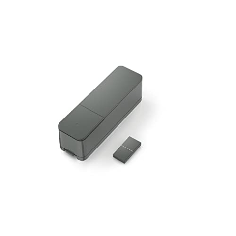 Bosch Smart Home Tür-/Fensterkontakt II, Smarter Sensor zum energieeffizienten Heizen, kompatibel mit Amazon Alexa und Google Assistant, anthrazit