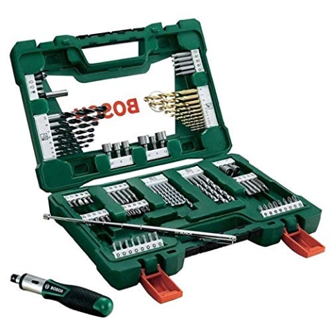 Bosch 2607017311 Bohrer-/Bit-Set"V-Line" 91-teilig