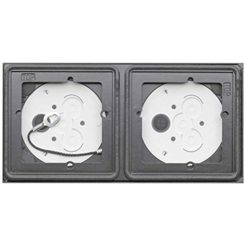 AP-Gehäuse 2 Module 1x2 System 106 GIRA 5502910