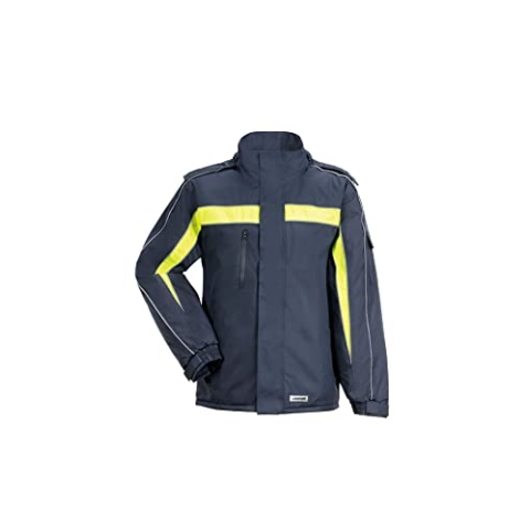 Planam Outdoor Winter Herren Cosmic Jacke marine gelb Modell 3602 Größe XL