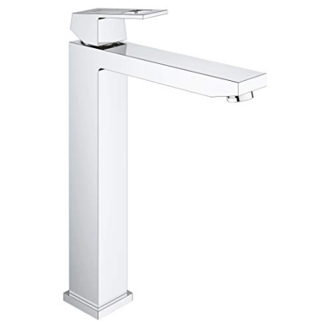 GROHE Eurocube - Einhand- Waschtischarmatur (wassersparend, 1/2 Zoll, Einlochmonatge), chrom, 23406000