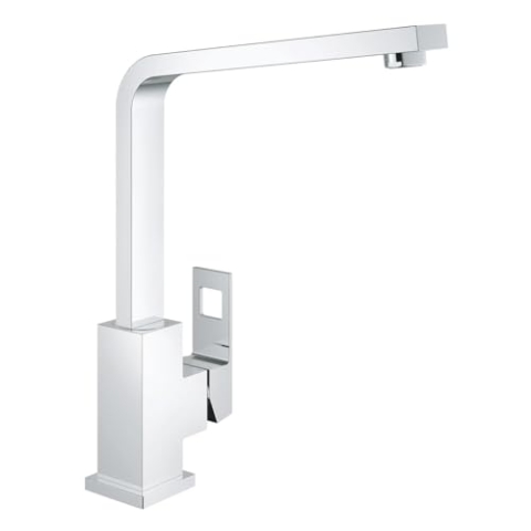 GROHE Eurocube - Einhand-Spültischbatterie (Einlochmontage, Schwenkbereich 90°, langlebige Oberfläche), chrom, 31255000