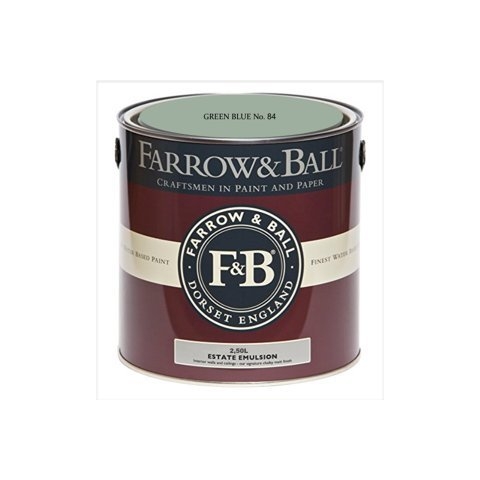 Farrow & Ball Estate Emulsion Farbe 2.5 Liter Green Blue 84 Matt