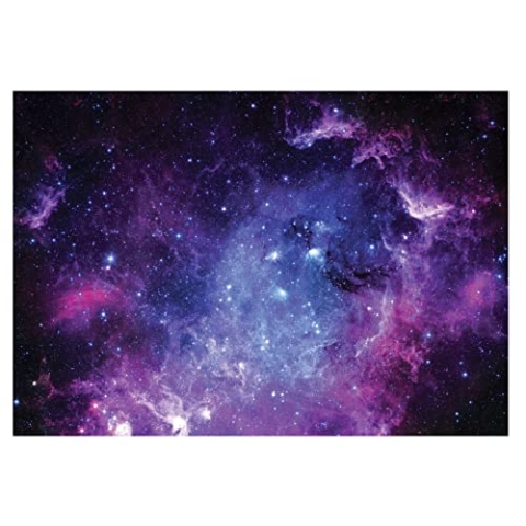 WallArena - Vlies Fototapete Kinderzimmer 368x254 cm Galaxy Weltraum Sterne Universum - Fototapeten Tapeten für Kinder Kindertapete Kinderzimmertapete - Vliestapete Wandtapete Tapete 3D Effekt