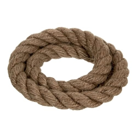 Najder - Juteseil - Naturfasern - gedreht Tauwerk - Hanf Jute Tau Seil - Seil für Barrieren und Geländer - Durchmesser 40 mm, 30 Meter