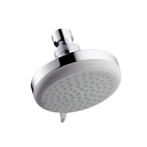 hansgrohe Croma 100 wassersparender Duschkopf, Kopfbrause mit 4 Strahlarten, Chrom