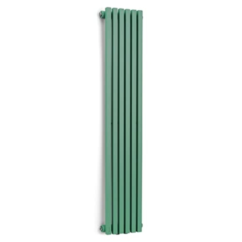 Blumfeldt Badheizkörper, Design Heizkörper Flach, Sparsamer Flachheizkörper Vertikal, Wand-Röhrenheizungen, 365 W Vertikal Heizkörper mit Thermostat, Wandheizkörper für Badezimmer & Wohnzimmer