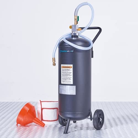 Mobiles Soda-Strahlgerät - 26 Liter Sandstrahlen Strahlkessel mit Zubehör