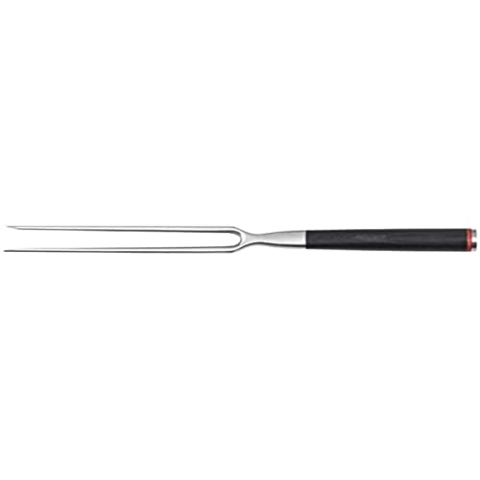KOTAI | Tranchiergabel (Fleischgabel oder Grillgabel), handgefertigt aus 430-Edelstahl, rostbeständig und perfekt ausgewogen für Komfort und Sicherheit, Pakkaholz-Griff
