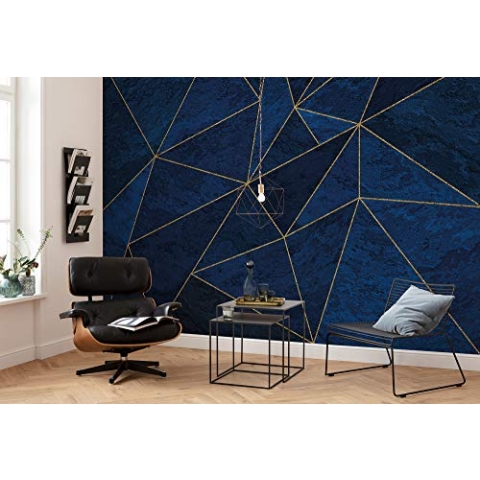 Komar Vlies Fototapete LA MER | Tapete, XXL, Dekoration, Jugendstil, Schlafzimmer, Wohnzimmer, Büro, Flur | Größe 400 x 280 cm (Breite x Höhe) | HX8-053