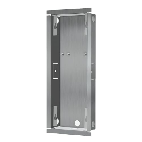 DoorBird D2101KV/D2102FV Fingerprint 50/D2102FV EKEY/D2101FV EKEY sLine/D2102FV EKEY sLine Unterputz Montagerückgehäuse, Edelstahl V2A | Gehäuse für Video-Türsprechanlage