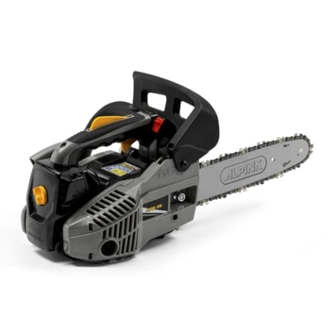 Alpina Astsäge APR 25 (10"), Für Baumschnitt und häusliche Holzarbeiten, Schneidschiene 25 cm (10''), Benzinmotor 25,4 cc, 900 W, Kettengeschwindigkeit 21 m/s, Automatisch einstellbare Ölpumpe