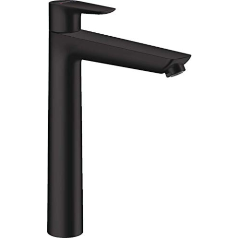 hansgrohe Wasserhahn Talis E (Armatur mit Auslauf Höhe 240 mm), Einhebel-Waschtischmischer ohne Ablaufgarnitur, Mattschwarz