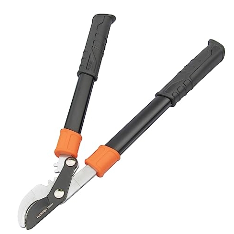 HARDEN Bypass 19" Gartenschere - Teflonbeschichtete Karbonstahlklinge für nasses & frisches Holz bis Ø 30mm - Astschneider - Austauschbare Klingen - Hitzebehandelte Baumschere - Länge: 48cm